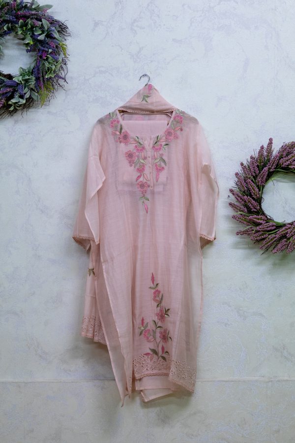 Pure  Tussar Silk Unstitched Salwarsuits
