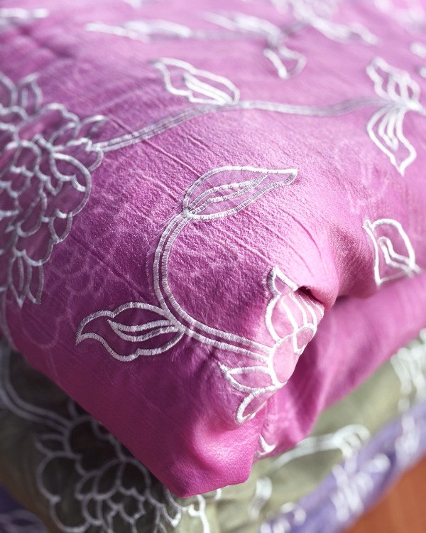 Crush Fabric with Appliqué Work - Image 5