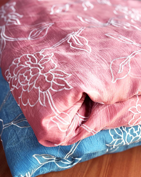 Crush Fabric with Appliqué Work - Image 4