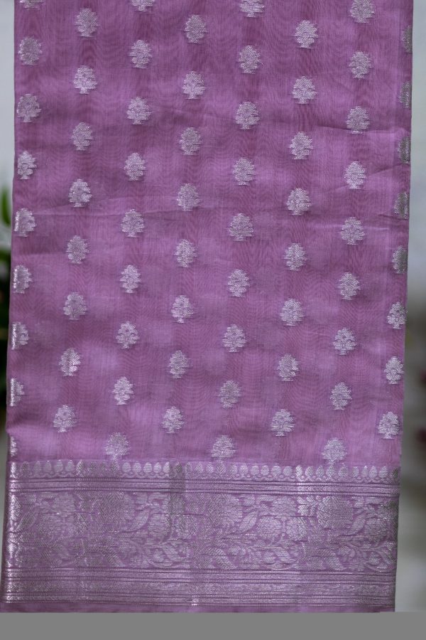 Maheshwari Silk Saree with Multicolour Shading - Image 6