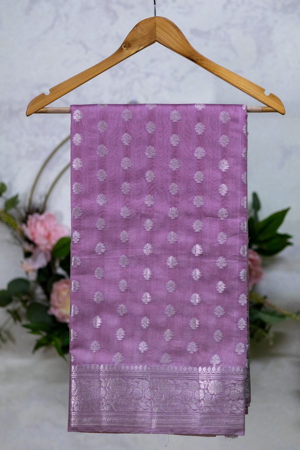 Maheshwari Silk Saree with Multicolour Shading - Image 5