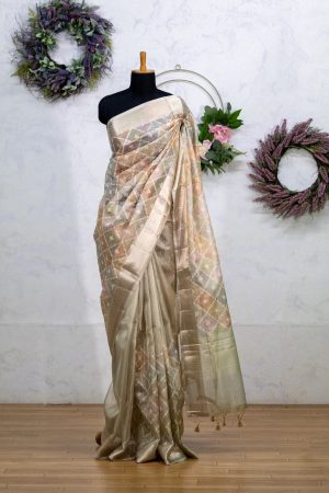 Semi Tissue Saree