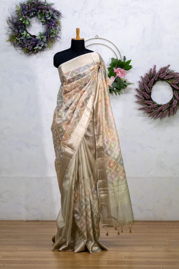 Semi Tissue Saree