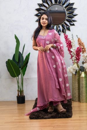Organza Kurta Set