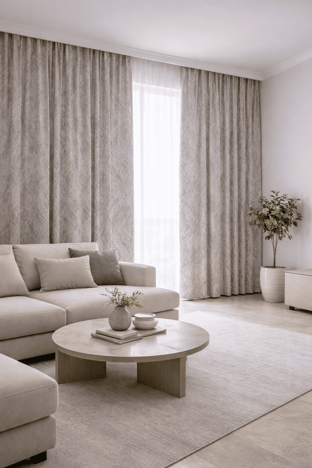 Geometric Diamond Self-Texture Textura Verona 1 Curtain Fabric & Cushion Fabric MS-206