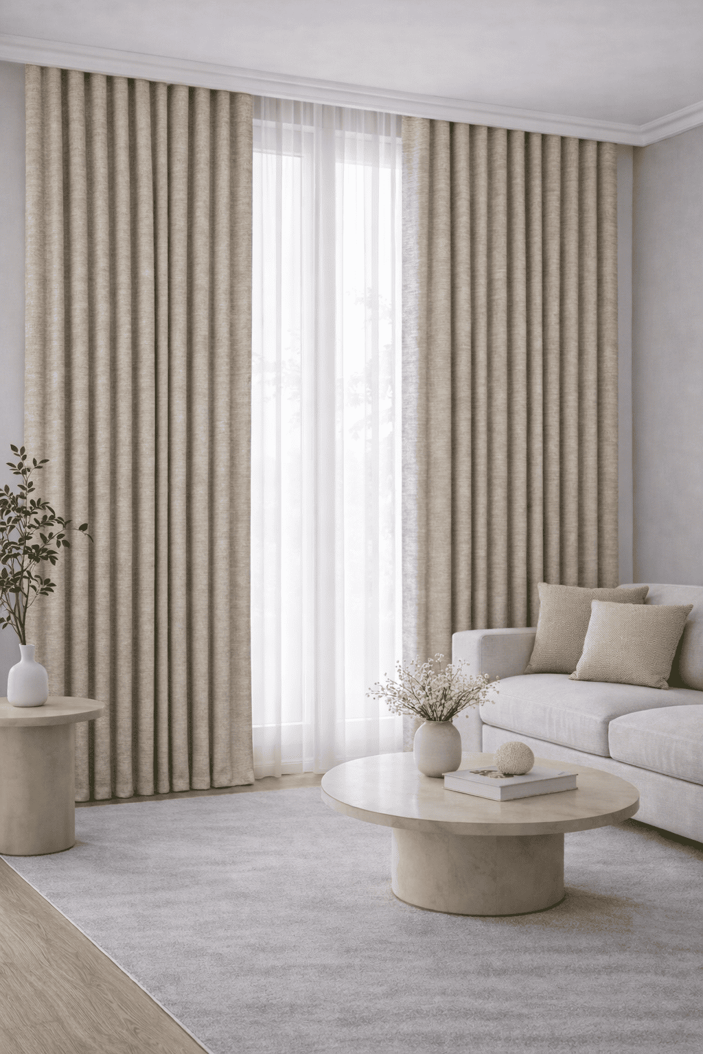 Fine Slub Grain Self-Texture Textura Verona 2 Curtain Fabric & Cushion Fabric MS-201