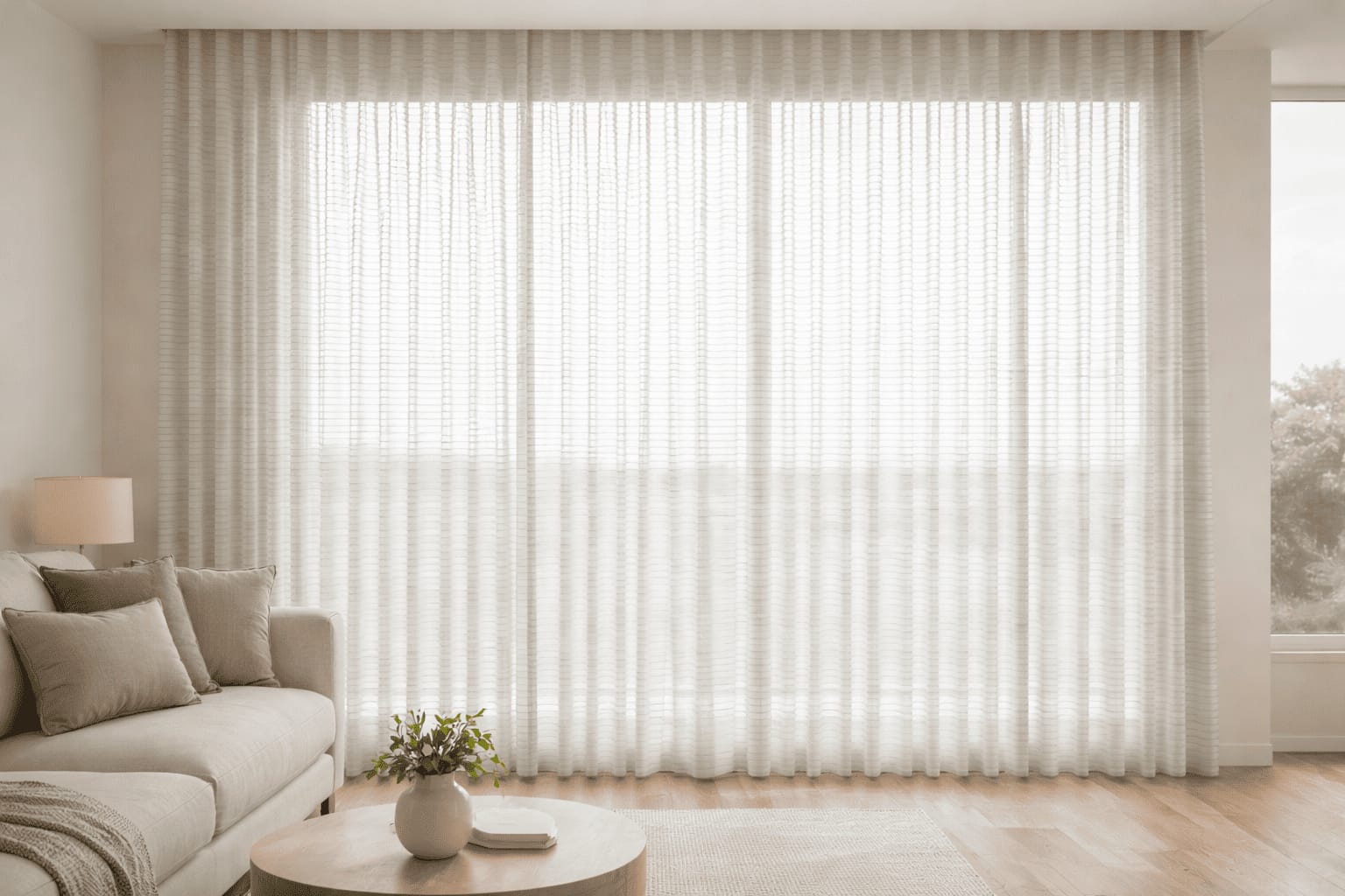 Vertical Linear Self-Texture TEXTURA MILANO Curtain Fabric & Cushion Fabric SS-215