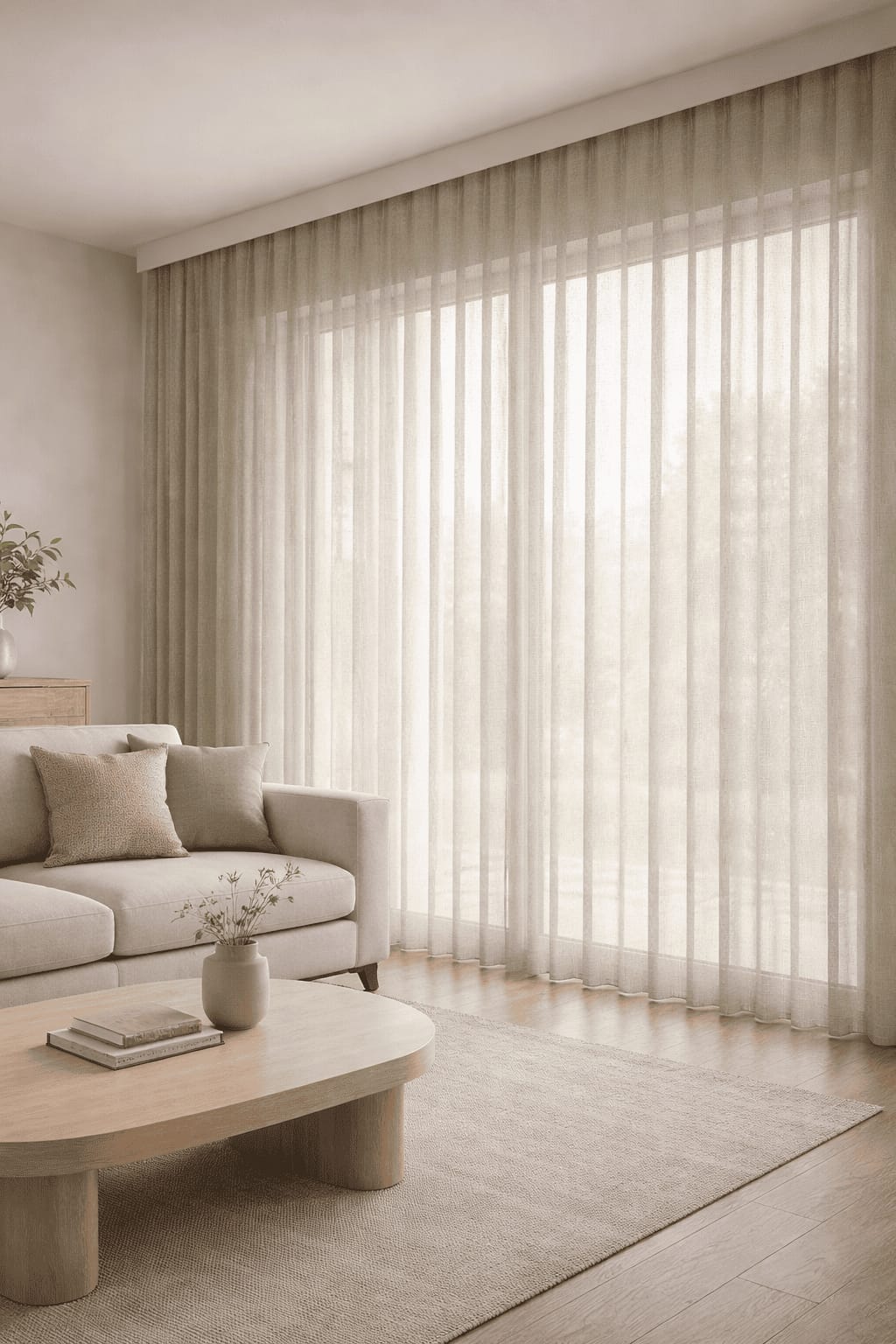 Fine Grid Self-Texture Sheer Verona 2 Curtain Fabric S S -212