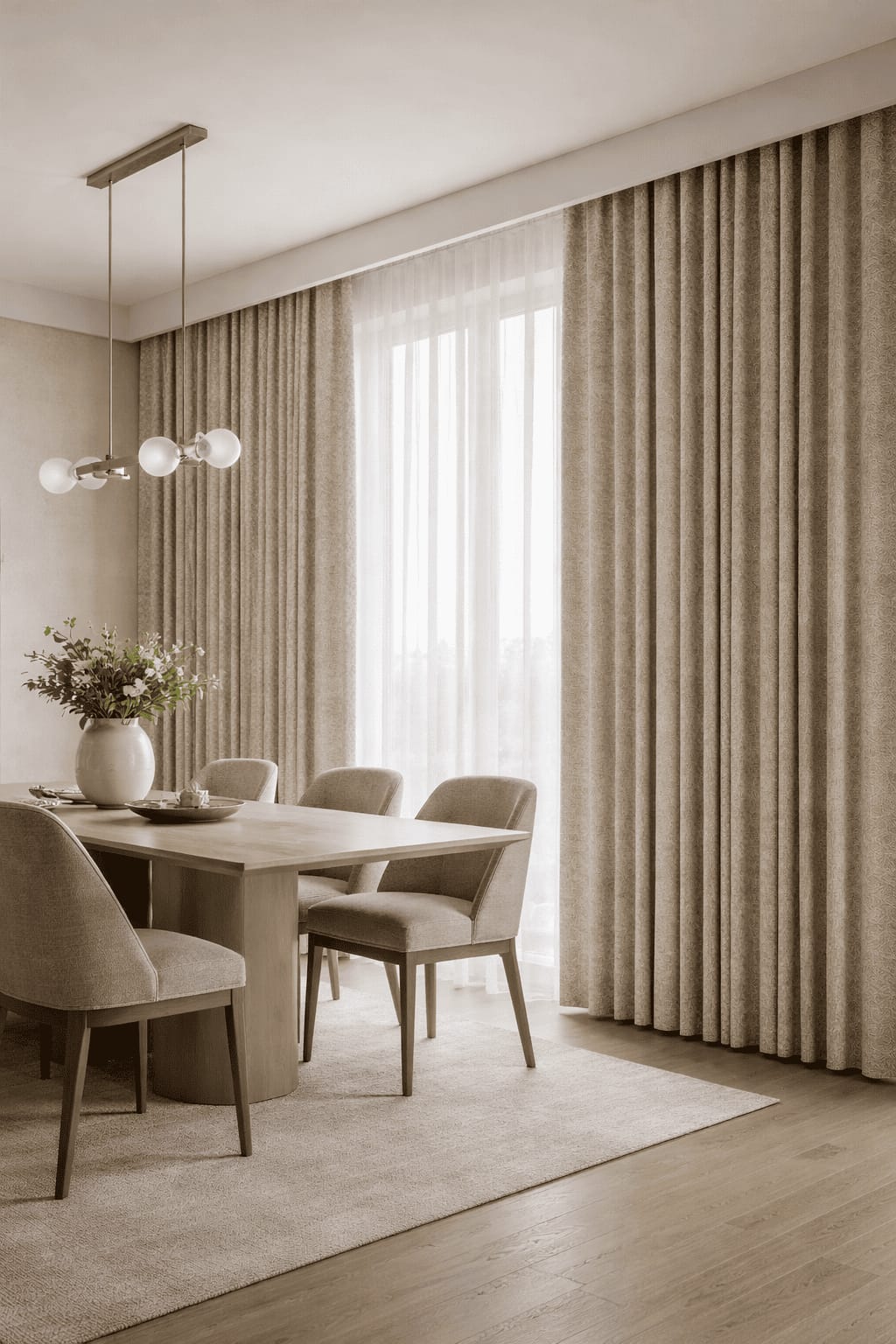 Organic Mottled Self-Texture Textura Verona 1 Curtain Fabric & Cushion Fabric MS-202