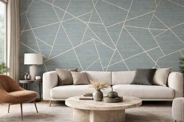 Angular Vein Weave Premium Wallpaper Design LP260905