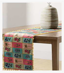 Blossom Treasure Micro Velvet Bed and Table Runner