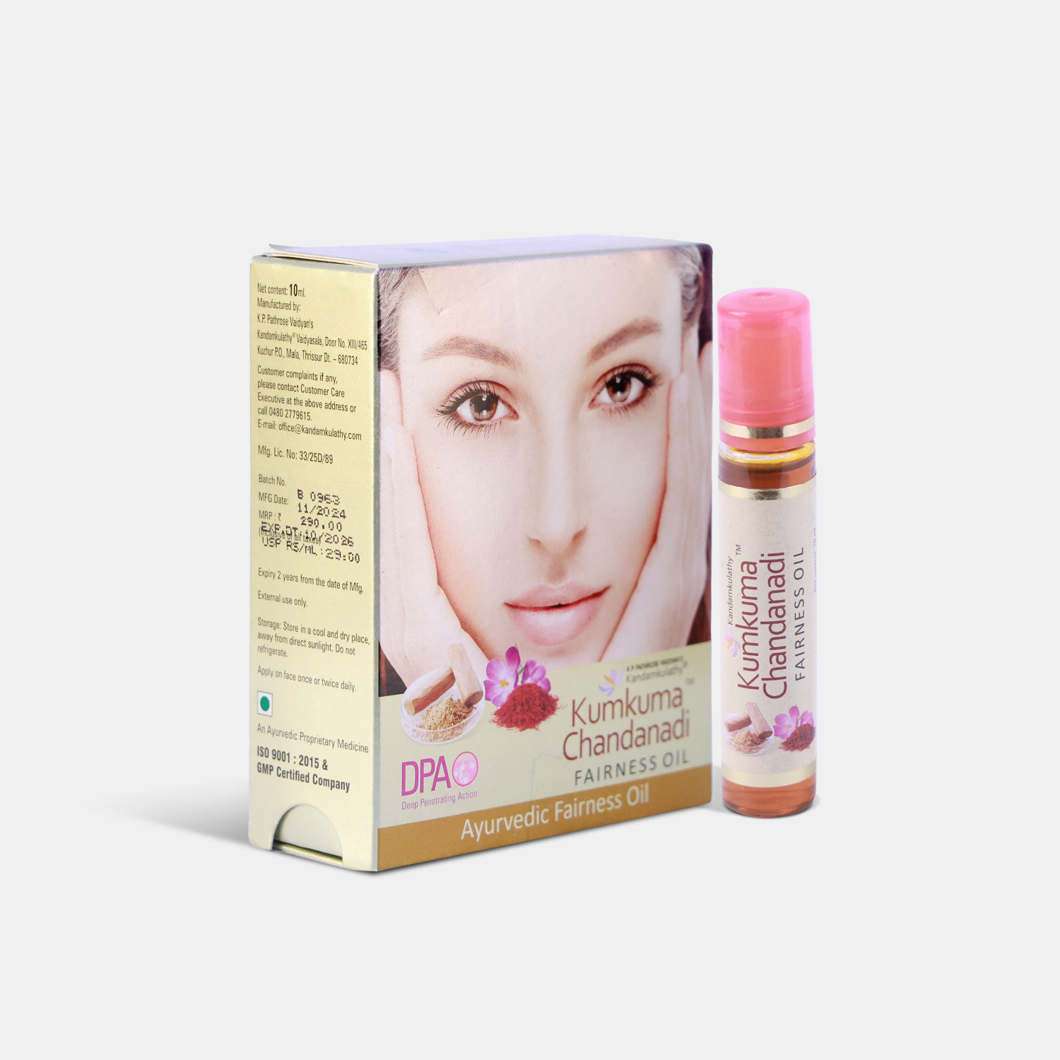 Kumkuma Chandanadi Fairness Oil