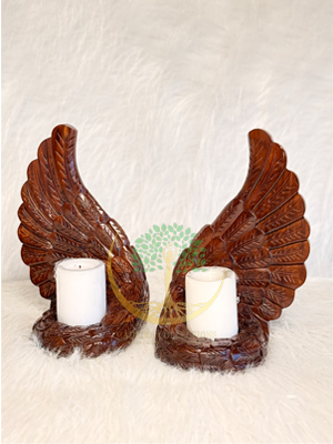 Angel Wing Candle Holder Large