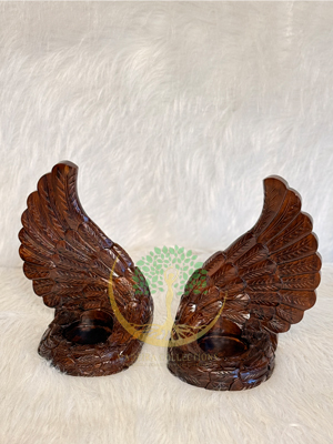 Angel Wing Candle Stand Small