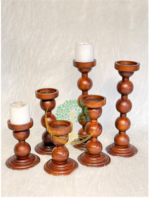 Ball Candle  Holders (Large, Medium, Small)