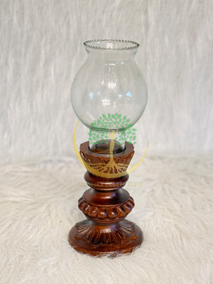 Candle Stand With Glass